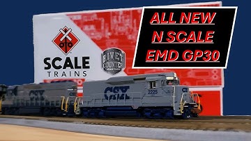 ScaleTrains FIRST 4-axle Locomotive in N Scale!! - EMD GP30