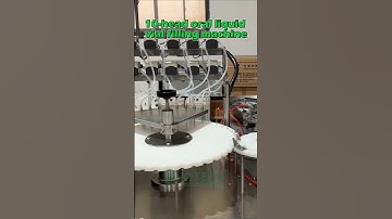 High-Speed 10-Head Vial Filling Machine for Pharma | GMP Liquid Production #machine