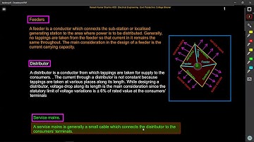 EE-307  |  POWER SYSTEM II  |  D C Distribution system 1   by  N K Sharma  GPC Bikaner