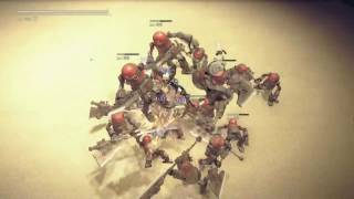 Nier Automata 2B Lvl 99 Vs 20 Lvl 99 Medium Cl Robot With Axe Very Hard