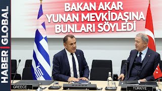 Bakan Akar Yunan Mevkidaşına Bunları Söyledi! Türkiye İle Yunanistan Arasında Çok Önemli Gelişme