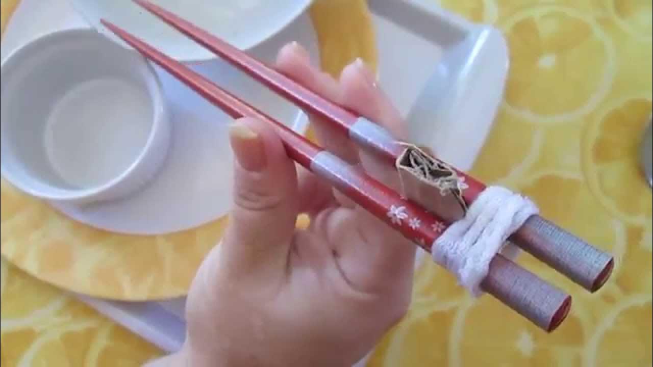 les baguettes chinoises pour les nuls ( comme moi lollll) - YouTube