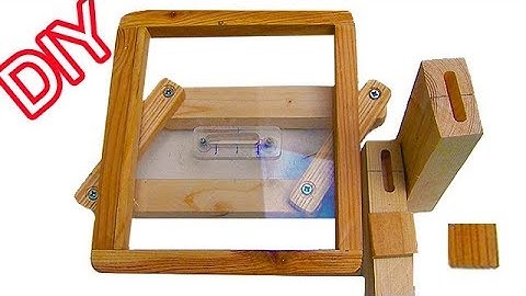 DIY Amazing Self Centering Mortising Jig (Bonus!)  Yassı Dübel Aparatı