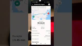 Testei Moto Uber Primeira Corrida 161,68 Reais 🤑🤑🤑