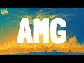 Natanael Cano x Gabito Ballesteros x Peso Pluma - AMG (Letra/Lyrics)