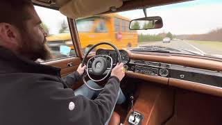 1970 Mercedes Benz 280SL Roadster - Road Test POV