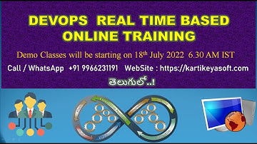 Devops+cloud Real time based online training | Batch will be starting on July 18th 22 at 6.30 AM IST