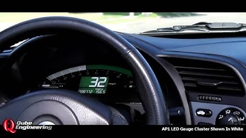 Qube Engineering Honda S2000 AP1 LED Gauge Cluster White - Daytime
