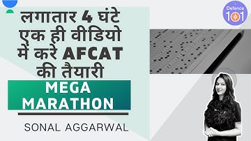 Mega Marathon 🔥 | Reasoning and Military Aptitude | AFCAT 2020 | Sonal Aggarwal