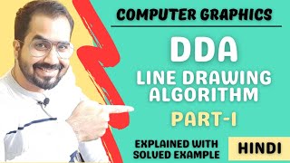 Digital Differential Analyzer(DDA) Line drawing algorithm Part-1 in Hindi with Solved Example screenshot 5