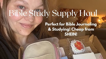 New Bible Study Supplies! Perfect for Bible Journaling and Studying Scripture 📖 
