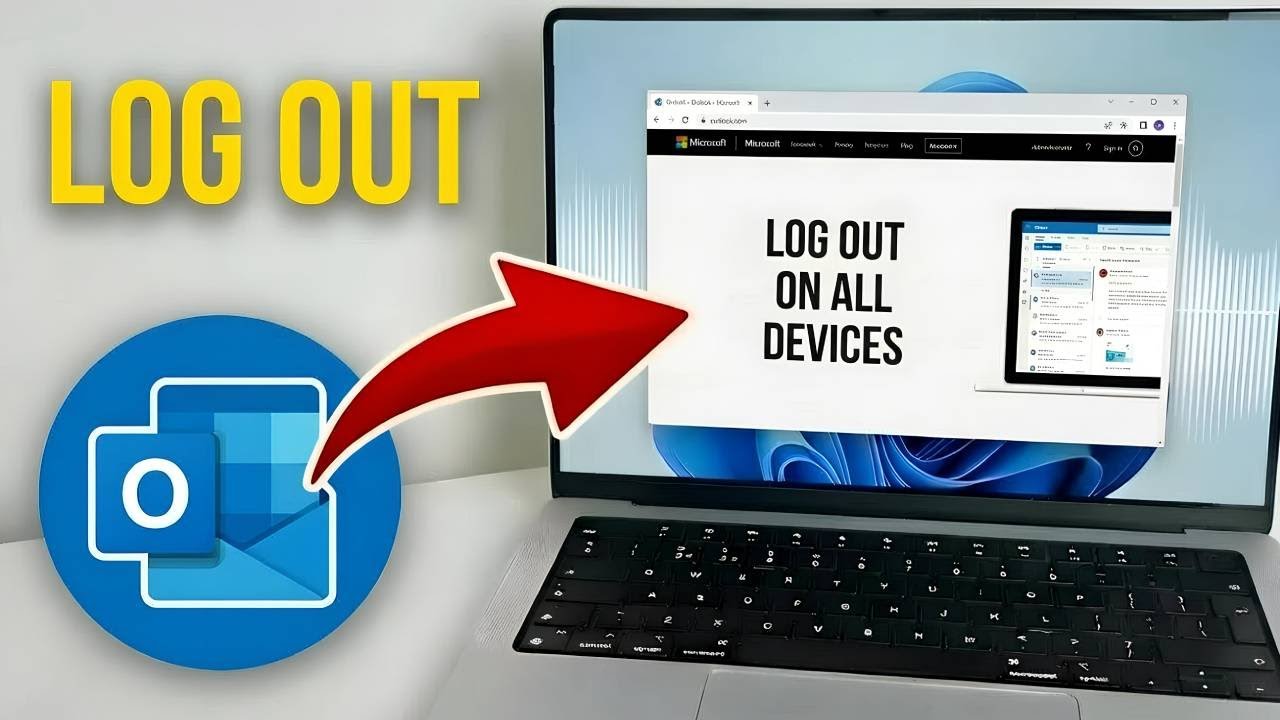 How to SIGN OUT of OUTLOOK on ALL DEVICES Log Out of Microsoft