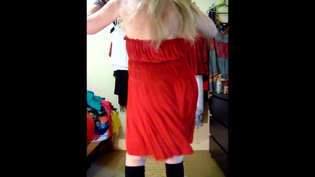 Hot Red Dress Booty Shake Youtube