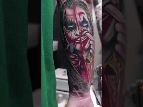 Beautifull Tatto Art | JOKER | by Hendric Shinigami | #shorts