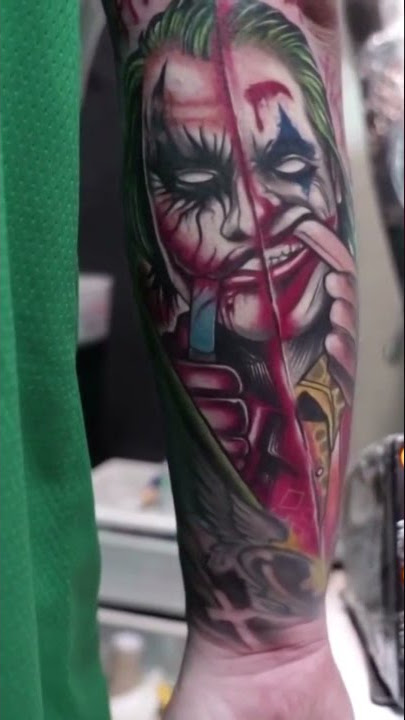 Beautifull Tatto Art | JOKER | by Hendric Shinigami | #shorts