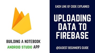 FIREBASE FOR ANDROID| UPLOADING DATA | BUILDING NOTEBOOK APP - IN JAVA