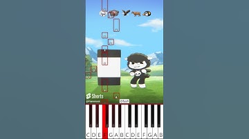 How Animals Fight Nightmare Critters (@fash) Poppy Playtime 4 Animation - Octave Piano Tutorial