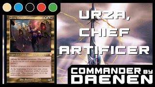 mtg urza commander deck Urza, Chief Artificer Affinity Metalcraft Artifact Creatures Magic Lord High Artificer enters the battlefield Urza, Lord High Artificer -