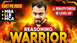 CUET PG MBA\LLB\MCA Reasoning 2026 | Logical Reasoning CUET PG MBA\LLB\MCA 2026 | CUET PG Reasoning