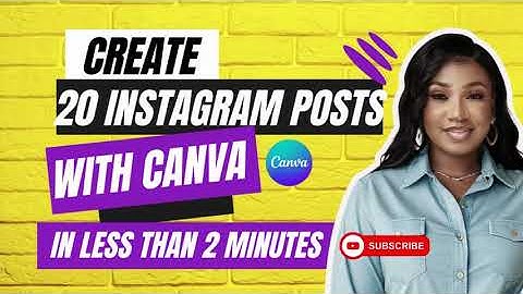 Create 20 Instagram Posts with Canva In Less Than 2 Minutes