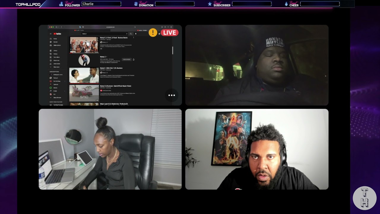 NASTY C - FEELINGS (OFFICIAL TOP HILL REACTION VIDEO)