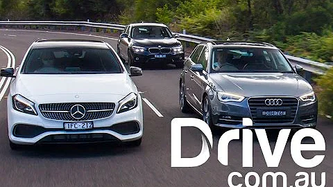 Audi A3 Sportback v BMW 1-Series v Mercedes-Benz A-Class Comparison | Drive.com.au