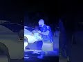 Chaotic scene but a baby saved by a calm officer