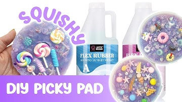 DIY Satisfying Picky Plate Fidget Toy with Taba Squishies Kit