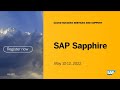 Join cloud success services and support at sap sapphire in 2022