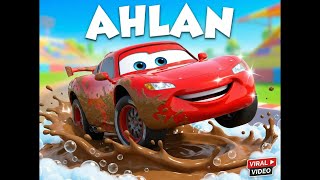 Ahlan’s First Adventure! 🚗💦💩➡️🚿✨ (Muddy Car Wash   Jump!) | 3D Kids Cartoon
