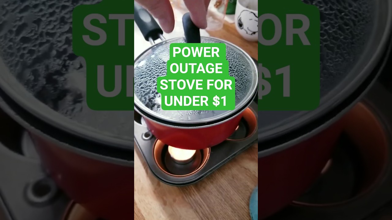 Сделай сам: Самая быстрая в мире аварийная плита. (Начни готовить за 30 секунд) 