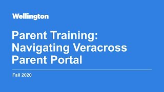 Wellington Parent Training: Navigating Veracross Parent Portal