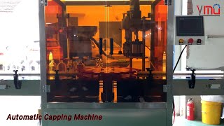 Aluminium Automatic Capping Machine Screwing 40 Bottles / Min For Vodka Bottle