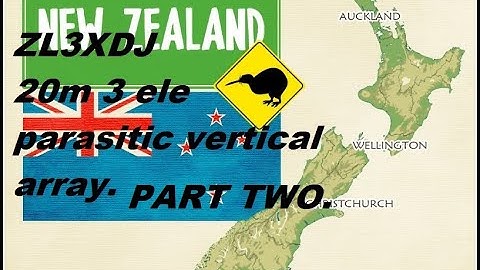 ZL3XDJ,  20m 3 ele parasitic vertical array. part two