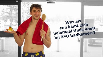 Wat als een klant zich helemaal thuis voelt bij X²O badkamers?