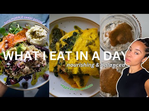 What I Eat In A Day TO FEEL MY BEST  Nourishing, Grounding  Calming Meals