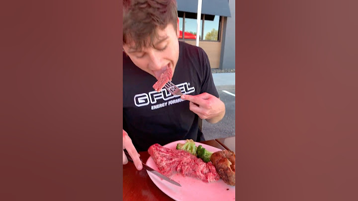 ORDERING A RAW STEAK 🥩