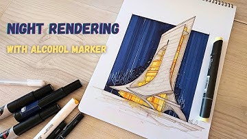 Architectural Night Rendering | Mastering Light and Mood in Design ✨🌃