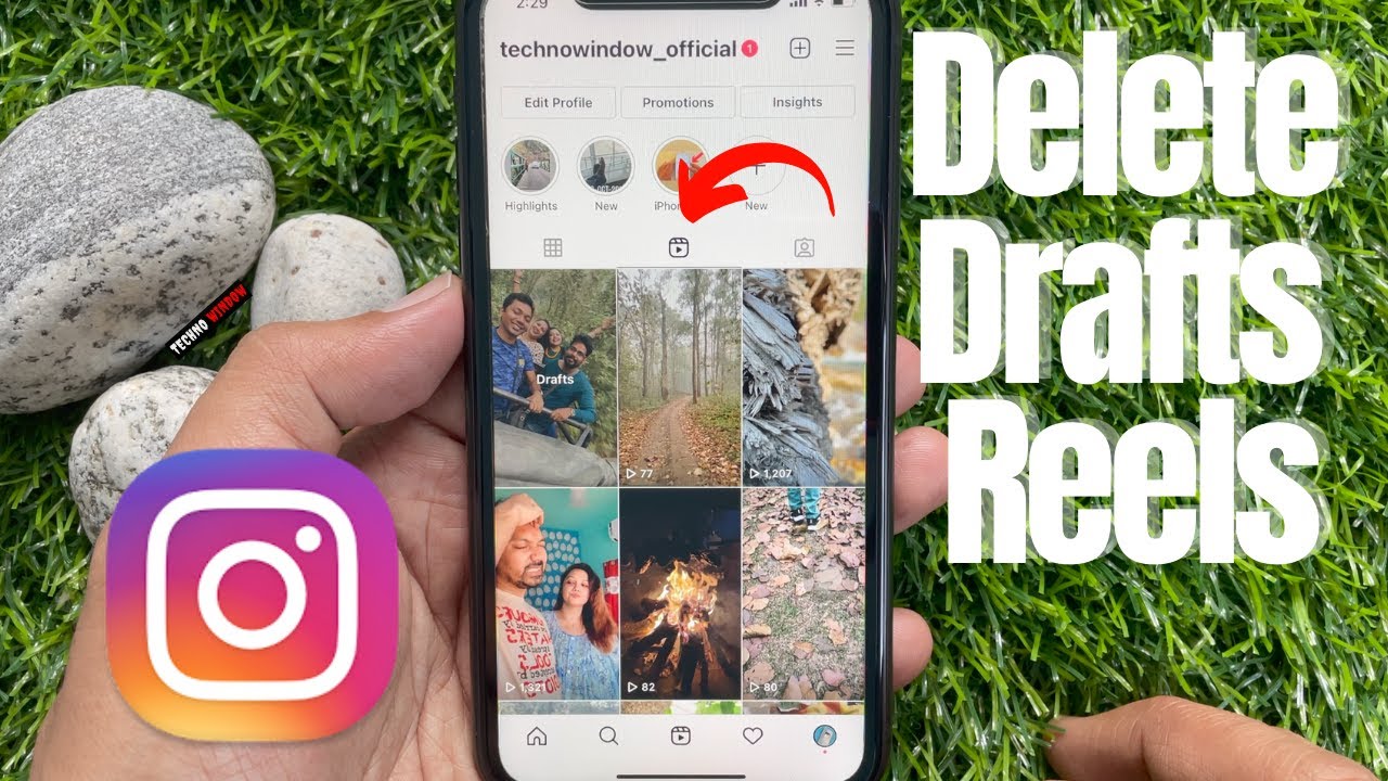 How to Delete Instagram Draft Reels (2021) YouTube