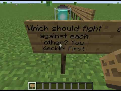 What items/blocks/mobs fight each other