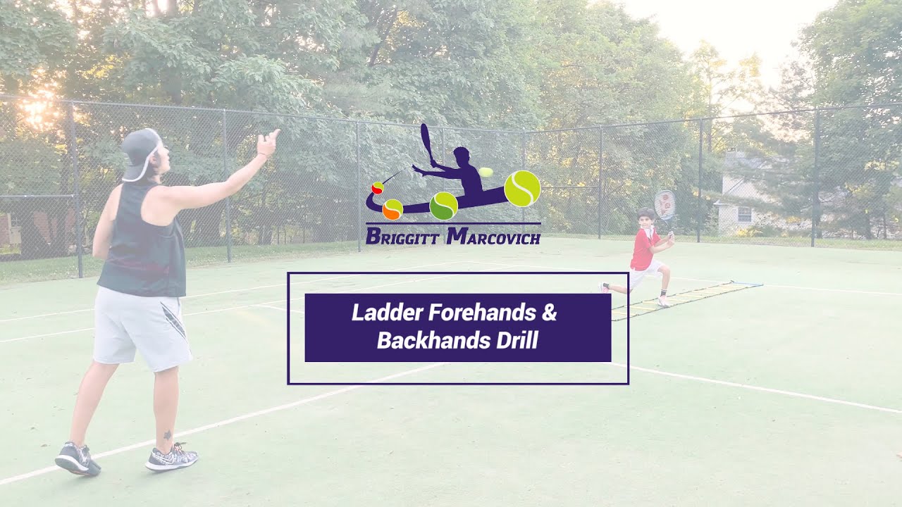Ladder Forehands & Backhands Drill