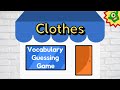 Clothes vocabulary guessing game  activities for esl students and esl teachers