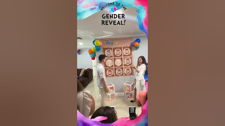 Tic-tac-toe Gender Reveal ❤️💙 #babyshower #genderreveal