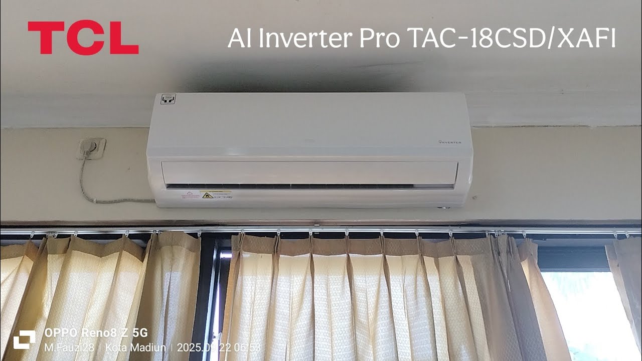2025 TCL AI Inverter Pro mini-split air conditioner model TAC-18CSD/XAFI. 
