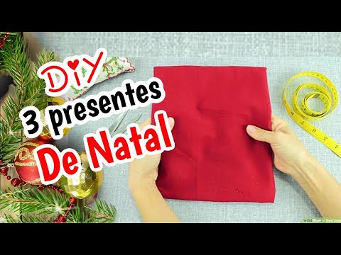 Presentes de Natal Fáceis de Fazer 🎄 3 Ideias Incríveis em 10 Minutos