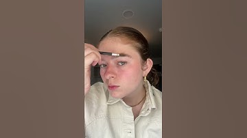natural fluffy brow tutorial