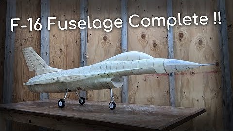 Finishing the Fuselage! RC F-16 Build - Part 8