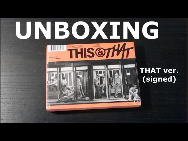 UNBOXING: Stray Kids THIS & That - THAT ver. (signed) - YouTube