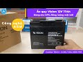 #1 Ắc quy 12V 17Ah - Chính hãng Vision Model CP12170E-X - Dùng cho UPS, Năng lượng mặt trời