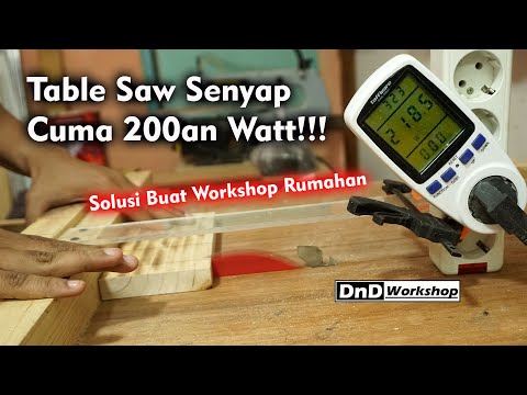 Table Saw Hemat Listrik dan Tidak Berisik Cocok Untuk Workshop Rumahan | Crosscut Jig for Table Saw